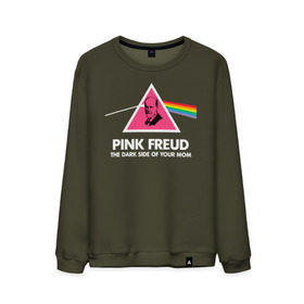 Мужской свитшот хлопок с принтом Pink Freud в Кировске, 100% хлопок |  | Тематика изображения на принте: pink freud | sigmund freud | зигмунд фрейд | фрейд