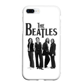 Чехол для iPhone 7Plus/8 Plus матовый с принтом The Beatles в Кировске, Силикон | Область печати: задняя сторона чехла, без боковых панелей | beatles | the beatles | битлз | битлс | битлы | группы | джон леннон | джордж харрисон | легенды | музыка | пол маккартни | ринго старр | рок