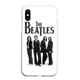 Чехол для iPhone XS Max матовый с принтом The Beatles в Кировске, Силикон | Область печати: задняя сторона чехла, без боковых панелей | Тематика изображения на принте: beatles | the beatles | битлз | битлс | битлы | группы | джон леннон | джордж харрисон | легенды | музыка | пол маккартни | ринго старр | рок