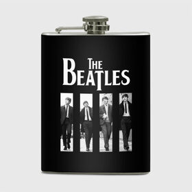 Фляга с принтом The Beatles в Кировске, металлический корпус | емкость 0,22 л, размер 125 х 94 мм. Виниловая наклейка запечатывается полностью | beatles | the beatles | битлз | битлс | битлы | группы | джон леннон | джордж харрисон | легенды | музыка | пол маккартни | ринго старр | рок