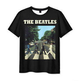 Мужская футболка 3D с принтом The Beatles в Кировске, 100% полиэфир | прямой крой, круглый вырез горловины, длина до линии бедер | Тематика изображения на принте: beatles | the beatles | битлз | битлс | битлы | группы | джон леннон | джордж харрисон | легенды | музыка | пол маккартни | ринго старр | рок