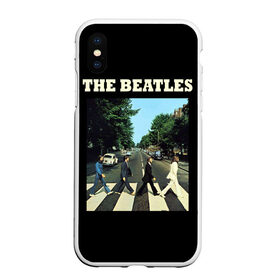 Чехол для iPhone XS Max матовый с принтом The Beatles в Кировске, Силикон | Область печати: задняя сторона чехла, без боковых панелей | Тематика изображения на принте: beatles | the beatles | битлз | битлс | битлы | группы | джон леннон | джордж харрисон | легенды | музыка | пол маккартни | ринго старр | рок