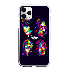 Чехол для iPhone 11 Pro матовый с принтом The Beatles в Кировске, Силикон |  | beatles | the beatles | битлз | битлс | битлы | группы | джон леннон | джордж харрисон | легенды | музыка | пол маккартни | ринго старр | рок