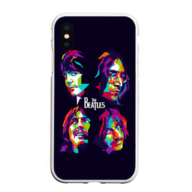 Чехол для iPhone XS Max матовый с принтом The Beatles в Кировске, Силикон | Область печати: задняя сторона чехла, без боковых панелей | beatles | the beatles | битлз | битлс | битлы | группы | джон леннон | джордж харрисон | легенды | музыка | пол маккартни | ринго старр | рок