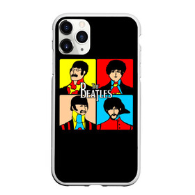 Чехол для iPhone 11 Pro матовый с принтом The Beatles в Кировске, Силикон |  | beatles | the beatles | битлз | битлс | битлы | группы | джон леннон | джордж харрисон | легенды | музыка | пол маккартни | ринго старр | рок