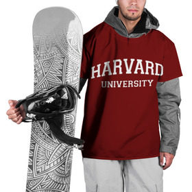 Накидка на куртку 3D с принтом Harvard University_девиз в Кировске, 100% полиэстер |  | harvard university | usa | америка | вуз | гарвард | колледж | образование | студенты | сша | университет | школа