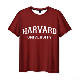 Мужская футболка 3D с принтом Harvard University_девиз в Кировске, 100% полиэфир | прямой крой, круглый вырез горловины, длина до линии бедер | harvard university | usa | америка | вуз | гарвард | колледж | образование | студенты | сша | университет | школа