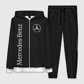 Женский костюм 3D с принтом Merce в Кировске,  |  | amg | benz | carbon | logo | mercedes | амг | бенз | бенс | бенц | гелик | карбон | лого | мерин | мерс | мерседес | на спине