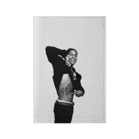 Обложка для паспорта матовая кожа с принтом A$AP ROCKY в Кировске, натуральная матовая кожа | размер 19,3 х 13,7 см; прозрачные пластиковые крепления | aap | asap | mob | rap | rocky | testing | альбом | асап | банда | моб | раким | реп | роки | рэп | тестинг | эйсап | эсап