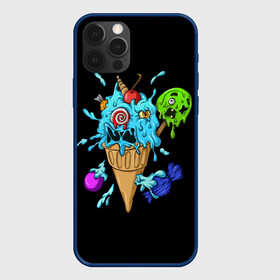 Чехол для iPhone 12 Pro с принтом Мороженое Монстр в Кировске, силикон | область печати: задняя сторона чехла, без боковых панелей | candy | ice cream | marshmallow | monster | monsters | oreo | sweets | zombie | зомби | леденец | леденцы | маршмеллоу | монстр | монстры | мороженое | орео | сладости
