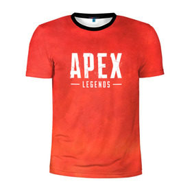 Мужская футболка 3D спортивная с принтом APEX LEGENDS в Кировске, 100% полиэстер с улучшенными характеристиками | приталенный силуэт, круглая горловина, широкие плечи, сужается к линии бедра | 