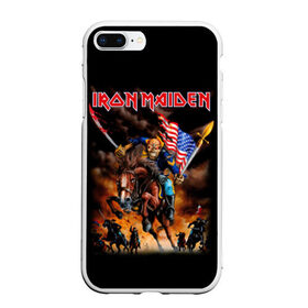 Чехол для iPhone 7Plus/8 Plus матовый с принтом Iron Maiden в Кировске, Силикон | Область печати: задняя сторона чехла, без боковых панелей | heavy metal | iron maiden | metal | айрон мейден | группы | метал | музыка | рок | хеви метал