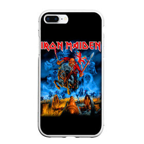 Чехол для iPhone 7Plus/8 Plus матовый с принтом Iron Maiden в Кировске, Силикон | Область печати: задняя сторона чехла, без боковых панелей | heavy metal | iron maiden | metal | айрон мейден | группы | метал | музыка | рок | хеви метал