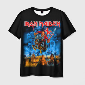 Мужская футболка 3D с принтом Iron Maiden в Кировске, 100% полиэфир | прямой крой, круглый вырез горловины, длина до линии бедер | heavy metal | iron maiden | metal | айрон мейден | группы | метал | музыка | рок | хеви метал