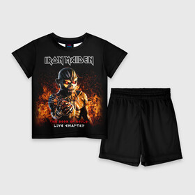 Детский костюм с шортами 3D с принтом Iron Maiden в Кировске,  |  | Тематика изображения на принте: heavy metal | iron maiden | metal | айрон мейден | группы | метал | музыка | рок | хеви метал