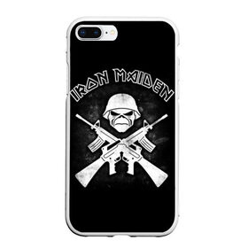 Чехол для iPhone 7Plus/8 Plus матовый с принтом Iron Maiden в Кировске, Силикон | Область печати: задняя сторона чехла, без боковых панелей | heavy metal | iron maiden | metal | айрон мейден | группы | метал | музыка | рок | хеви метал