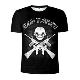 Мужская футболка 3D спортивная с принтом Iron Maiden в Кировске, 100% полиэстер с улучшенными характеристиками | приталенный силуэт, круглая горловина, широкие плечи, сужается к линии бедра | heavy metal | iron maiden | metal | айрон мейден | группы | метал | музыка | рок | хеви метал