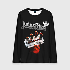 Мужской лонгслив 3D с принтом Judas Priest в Кировске, 100% полиэстер | длинные рукава, круглый вырез горловины, полуприлегающий силуэт | judas priest | metal | rock | группы | метал | музыка | рок | хард рок | хэви метал