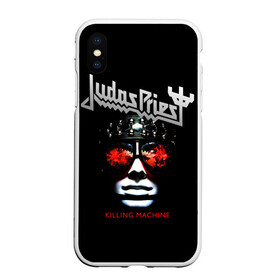 Чехол для iPhone XS Max матовый с принтом Judas Priest в Кировске, Силикон | Область печати: задняя сторона чехла, без боковых панелей | Тематика изображения на принте: judas priest | metal | rock | группы | метал | музыка | рок | хард рок | хэви метал