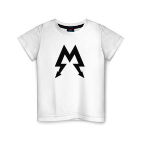 Детская футболка хлопок с принтом METRO СПАРТА в Кировске, 100% хлопок | круглый вырез горловины, полуприлегающий силуэт, длина до линии бедер | 