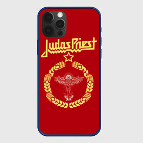 Чехол для iPhone 12 Pro с принтом Judas Priest в Кировске, силикон | область печати: задняя сторона чехла, без боковых панелей | judas priest | metal | rock | группы | метал | музыка | рок | хард рок | хэви метал