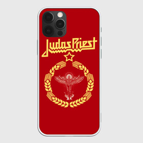 Чехол для iPhone 12 Pro Max с принтом Judas Priest в Кировске, Силикон |  | Тематика изображения на принте: judas priest | metal | rock | группы | метал | музыка | рок | хард рок | хэви метал