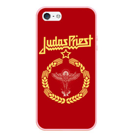 Чехол для iPhone 5/5S матовый с принтом Judas Priest в Кировске, Силикон | Область печати: задняя сторона чехла, без боковых панелей | judas priest | metal | rock | группы | метал | музыка | рок | хард рок | хэви метал