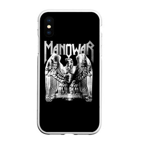 Чехол для iPhone XS Max матовый с принтом Manowar в Кировске, Силикон | Область печати: задняя сторона чехла, без боковых панелей | heavy metal | manowar | power metal | группы | метал | музыка | пауэр метал | рок | хеви метал