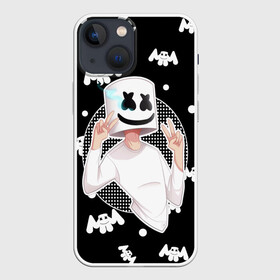 Чехол для iPhone 13 mini с принтом Marshmello в Кировске,  |  | alone | beautiful now | disc | dj | jockey | marshmallow | американский | диджей | дискотека | маршмэллоу | продюсер