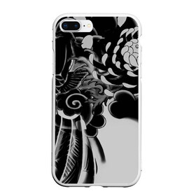 Чехол для iPhone 7Plus/8 Plus матовый с принтом Dsquared tattoo black в Кировске, Силикон | Область печати: задняя сторона чехла, без боковых панелей | Тематика изображения на принте: dsquared tattoo | тату | татуировки