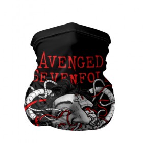 Бандана-труба 3D с принтом Avenged Sevenfold в Кировске, 100% полиэстер, ткань с особыми свойствами — Activecool | плотность 150‒180 г/м2; хорошо тянется, но сохраняет форму | 