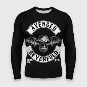 Мужской рашгард 3D с принтом Avenged Sevenfold в Кировске,  |  | a7x | avenged sevenfold | heavy metal | metal | группы | метал | музыка | прогрессивный метал | рок | хард рок | хэви метал