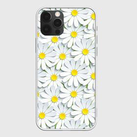 Чехол для iPhone 12 Pro Max с принтом Ромашки в Кировске, Силикон |  | 3д | abstrac | camomiles | field | flora | flowers | nature | ornament | patterns | petals | white | абстракция | белые | графика | зелёный | иллюстрация | картинка | лепестки | мода | молодежная | орнамент | полевые | природа | рисунок