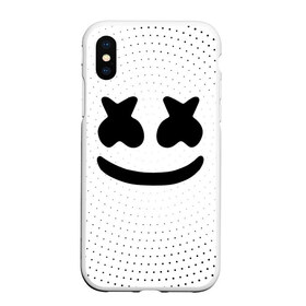 Чехол для iPhone XS Max матовый с принтом MARSHMELLO в Кировске, Силикон | Область печати: задняя сторона чехла, без боковых панелей | marsh | marshmallow | marshmello | marshmelo | mello | music | smile | диджей | лого | маршмеллов | маршмеллоу | маршмеллу | маршмело | маршмелов | маршмелоу | музыка | музыкант | рожица | трэп | улыбка | хаус