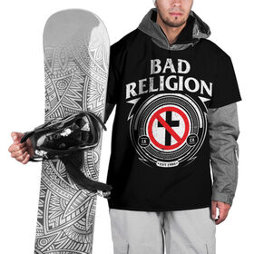 Накидка на куртку 3D с принтом Bad Religion в Кировске, 100% полиэстер |  | Тематика изображения на принте: bad religion | hardcore | punk | группы | музыка | панк | панк рок | рок