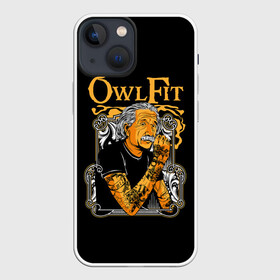 Чехол для iPhone 13 mini с принтом Эйнштейн в татуировках в Кировске,  |  | 1921 | owlfit | swagg | гений | лауреат нобелевской премии | мода | мыслитель | тату | татуровки | трэш | физик теоретик | физика | эйнштейн