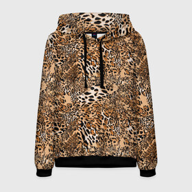 Мужская толстовка 3D с принтом Леопард в Кировске, 100% полиэстер | двухслойный капюшон со шнурком для регулировки, мягкие манжеты на рукавах и по низу толстовки, спереди карман-кенгуру с мягким внутренним слоем. | camouflage | cat | disguise | fashion | illustration | jungle | leopard | predator | skin | spots | style | wild | youth | графика | джунгли | дикий | иллюстрация | камуфляж | картинка | кошка | леопард | маскировка | мода | молодежная | пятна | рисунок |