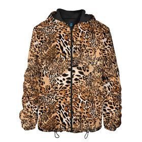 Мужская куртка 3D с принтом Леопард в Кировске, ткань верха — 100% полиэстер, подклад — флис | прямой крой, подол и капюшон оформлены резинкой с фиксаторами, два кармана без застежек по бокам, один большой потайной карман на груди. Карман на груди застегивается на липучку | camouflage | cat | disguise | fashion | illustration | jungle | leopard | predator | skin | spots | style | wild | youth | графика | джунгли | дикий | иллюстрация | камуфляж | картинка | кошка | леопард | маскировка | мода | молодежная | пятна | рисунок |