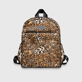 Детский рюкзак 3D с принтом Леопард в Кировске, 100% полиэстер | лямки с регулируемой длиной, сверху петелька, чтобы рюкзак можно было повесить на вешалку. Основное отделение закрывается на молнию, как и внешний карман. Внутри дополнительный карман. По бокам два дополнительных кармашка | camouflage | cat | disguise | fashion | illustration | jungle | leopard | predator | skin | spots | style | wild | youth | графика | джунгли | дикий | иллюстрация | камуфляж | картинка | кошка | леопард | маскировка | мода | молодежная | пятна | рисунок |