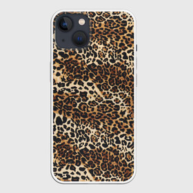 Чехол для iPhone 13 с принтом Леопард в Кировске,  |  | camouflage | cat | disguise | fashion | illustration | jungle | leopard | predator | skin | spots | style | wild | youth | графика | джунгли | дикий | иллюстрация | камуфляж | картинка | кошка | леопард | маскировка | мода | молодежная | пятна | рисунок |