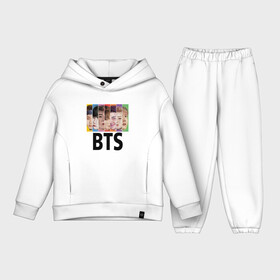 Детский костюм хлопок Oversize с принтом BTS в Кировске,  |  | bts | j hope | jimin | jin | jungkook | rap monster | rm | suga | бтс | ви | группа | джей хоуп | корейская | музыка | рэп монстр | сюга | чимин | чин | чонгук | шуга