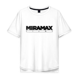 Мужская футболка хлопок Oversize с принтом MIRAMAX FILM в Кировске, 100% хлопок | свободный крой, круглый ворот, “спинка” длиннее передней части | miramax film | киностудия | мирамакс | тарантино
