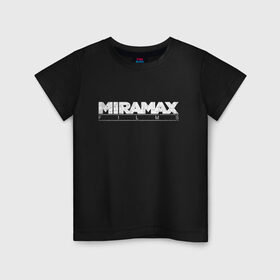 Детская футболка хлопок с принтом MIRAMAX FILM_ в Кировске, 100% хлопок | круглый вырез горловины, полуприлегающий силуэт, длина до линии бедер | Тематика изображения на принте: miramax film | киностудия | мирамакс
