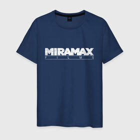 Мужская футболка хлопок с принтом MIRAMAX FILM_ в Кировске, 100% хлопок | прямой крой, круглый вырез горловины, длина до линии бедер, слегка спущенное плечо. | miramax film | киностудия | мирамакс