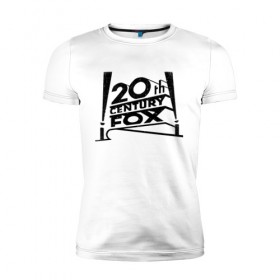 Мужская футболка премиум с принтом 20th Century Fox в Кировске, 92% хлопок, 8% лайкра | приталенный силуэт, круглый вырез ворота, длина до линии бедра, короткий рукав | 