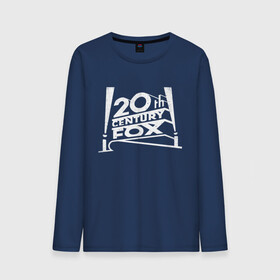 Мужской лонгслив хлопок с принтом 20th Century Fox_2 в Кировске, 100% хлопок |  | 20 век фокс | 20th century fox | киностудия