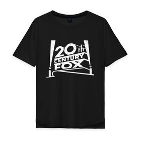 Мужская футболка хлопок Oversize с принтом 20th Century Fox_2 в Кировске, 100% хлопок | свободный крой, круглый ворот, “спинка” длиннее передней части | Тематика изображения на принте: 20 век фокс | 20th century fox | киностудия