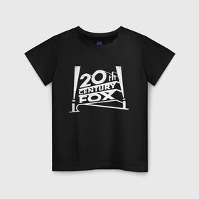 Детская футболка хлопок с принтом 20th Century Fox_2 в Кировске, 100% хлопок | круглый вырез горловины, полуприлегающий силуэт, длина до линии бедер | 20 век фокс | 20th century fox | киностудия