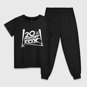 Детская пижама хлопок с принтом 20th Century Fox_2 в Кировске, 100% хлопок |  брюки и футболка прямого кроя, без карманов, на брюках мягкая резинка на поясе и по низу штанин
 | 20 век фокс | 20th century fox | киностудия