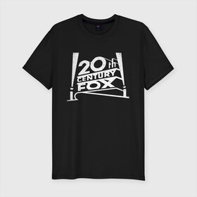 Мужская футболка хлопок Slim с принтом 20th Century Fox_2 в Кировске, 92% хлопок, 8% лайкра | приталенный силуэт, круглый вырез ворота, длина до линии бедра, короткий рукав | 20 век фокс | 20th century fox | киностудия